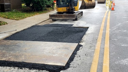 Roadwork Steel Plate